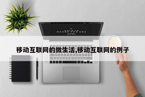 移动互联网的微生活,移动互联网的例子