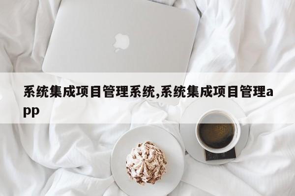 系统集成项目管理系统,系统集成项目管理app